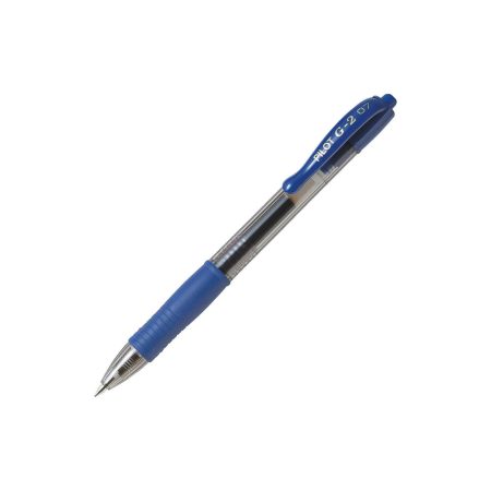 Stylo Pilot G2 pointe 07 mm bleu
