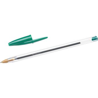 Stylo a bille Bic Cristal Vert