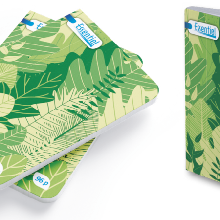 Carnet piqué 96 pages 13,5×21 – Essentiel