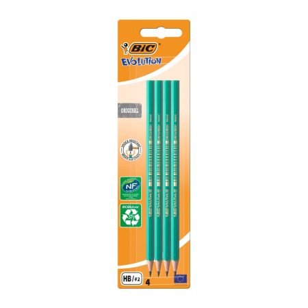 Crayons à papier HB — lot de 12 — BIC 6 crayons a papier hb lot de 12 bic
