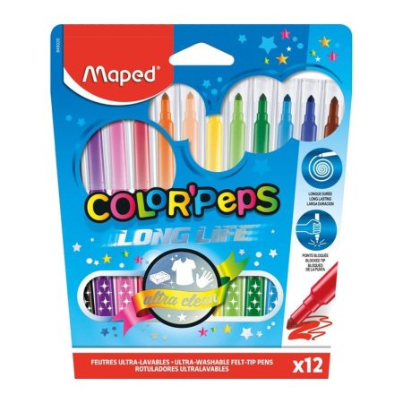 feutres de coloriage boite de 12 maped